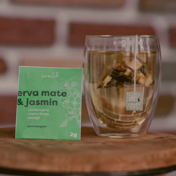 Seleção (6 sachês piramidais) Erva-mate e Jasmim