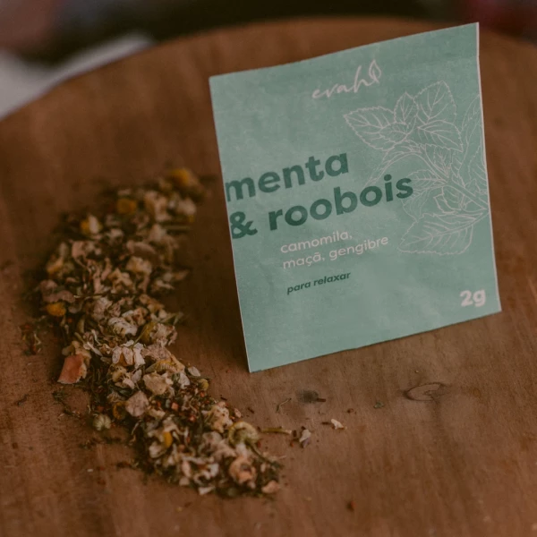 Seleção (6 sachês piramidais) Menta e Rooibos