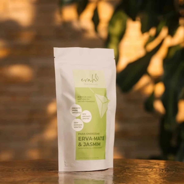 Chá Para Energizar | Erva-mate & Jasmim em Sachê Premium