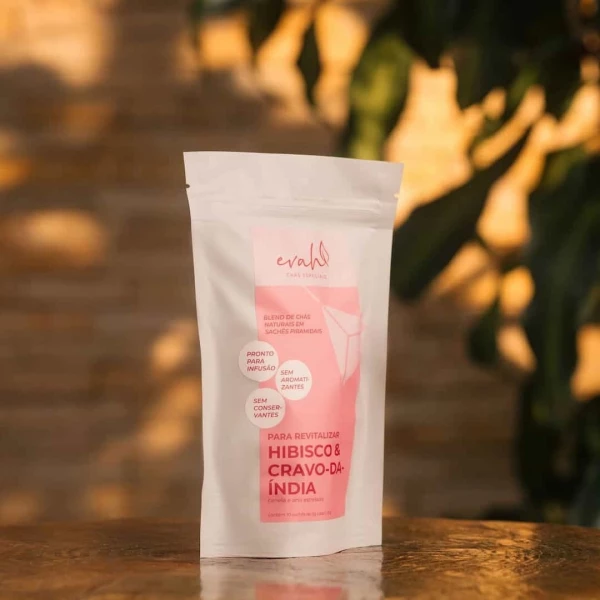 Chá Para Revitalizar | Hibisco & Cravo-da-Índia em Sachê Premium