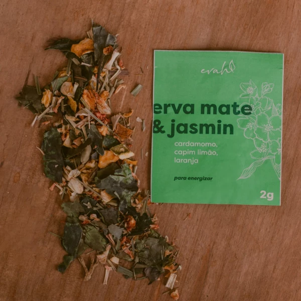 Seleção (6 sachês piramidais) Erva-mate e Jasmim