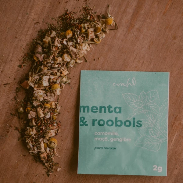 Seleção (6 sachês piramidais) Menta e Rooibos