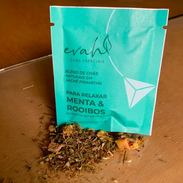 Seleção (6 sachês piramidais) Menta e Rooibos